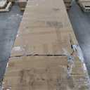 Bathroom Hinged Shower Door - 24" W72" H, 3/8"(10mm) Thick Clear Tempered Shower Door, Frameless Fixed Panel with Handle&Clamps, Matte Black