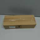 Yesesion 2 Pack Plastic Cable Management Box with Removable Dividers, Clear Cord Storage Organizer with 20 Wire Ties for Desk Drawer, Office Supplies, Electronic Accessories, Battery, Phone Charger