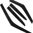 Window Visors Rain Guards Deflectors - 4-Pack Side Window Deflector Vent Shade for Car Windows Tape-On Outside Mount Acrylic Sun Rain Guard Replacement for Veloster 2011-2017