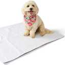 Medline Washable Bed Pads for Incontinence, Large 34 x 36 inch Reusable Underpads, 4 Pack, Pee Pads for Dogs, Adults, Kids and Baby, Navy with Gray Top Sheet