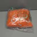 Peomeise 50pcs Orange Spandex Chair Sashes with Buckle Slider for Wedding, Party Decoration