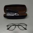 Aviator Reading Glasses for men and Women Blue Light Blocking Lens Spring Temple (Gunmetal)