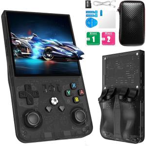 Vintage R36Max 4Inch Portable Gaming Device 720x720 Open Source Clear Multi-Format Retro Design Handheld