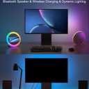 Swarmir Bluetooth Speaker with Lights, Wireless Charging Speaker, Best Birthday Gift Ideas Teenage,Applicable for Bedroom/Teen Girl Gifts
