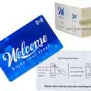 Hotel Motel RFID Contactless Key Card with Envelopes Sleeve Welcome Enjoy Your Stay Compatible with SAFLOK, KABA, ONITY, Miwa, ILCO and SECURELOX(200 Pack Cards+50 Sleeves)