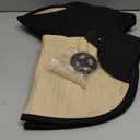 Mandark Car Front Bottom Seat Cover, 2PCS Anti Slip Comfortable Vehicle Front Cushion Protector with Storage Pocket, Breathable Linen Frontseat Pad Mat, Universal Automotive Accessories (Black)