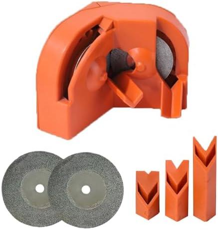 Multipurpose Drill Bit Grinding Sharpener with 2 Grinding Wheels for Grinder, 2025 New Drill Bit Sharpener Sharpening for All Bits