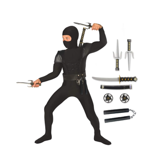 Morph Kids Ninja Costume, Ninja Costume for Boys, Halloween Costume for Boys,M
