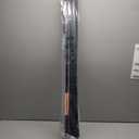 Reinforced 42” Extra Tall x 80” Wide Retractable Baby Gates with Rods to Prevent Crawling Through, Extra Tall Pet Gate for Large Openings Indoor Long Mesh Dog Gate for Stairs and Doorways, Black