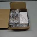 Matte Black Door Handle Heavy Duty, Keyed Alike Entry Door Lever, Door Knobs with Lock and Key, Square Door Lever for Bedroom, Bathroom and Front Door (1 Pack)