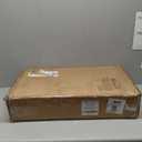 Night Stand, Fluted 3 Drawer Wide Farmhouse Nightstand with Gold Handle, Larger Wider Modern Bedside End Table for Bedroom, Living Room, Walnut