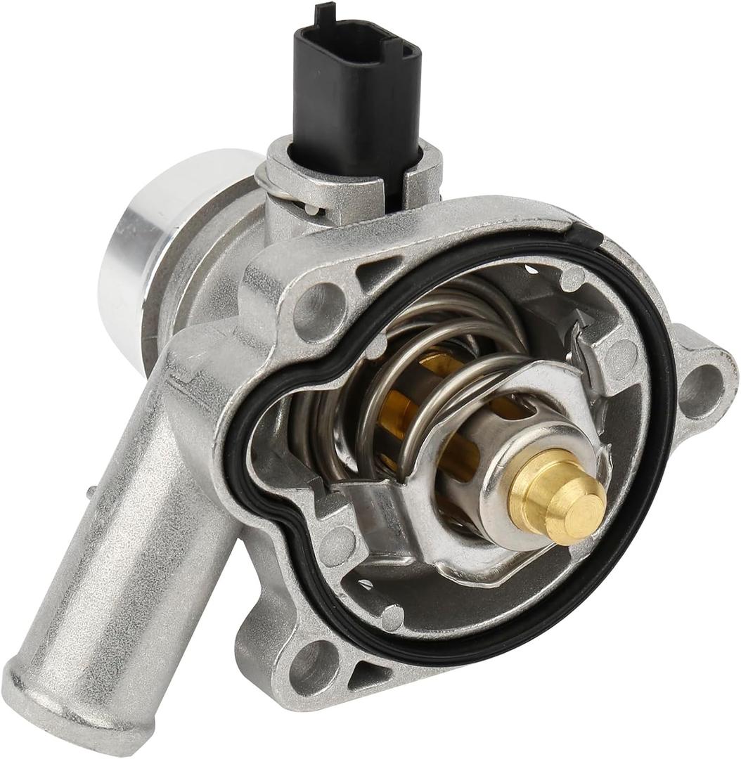 Upgrade Aluminium Engine Coolant Thermostat Housing Assembly(1PCS).Fit For Buick Encore 2013-2020 Chevy Cruze 2011-2016 Trax Sonic 2013-2020.Replaces Part # 25200455 55565336 902-808 55593034.