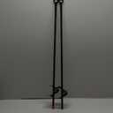 Lasnten 12 Pcs 30 Inch Heavy Duty Ground Anchor Spiral Blade Earth Anchor Kit Metal Anchor Hook Beach Sand Stakes Camping for Securing Animals, Shelters, Tents, Canopies (Black)