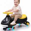 Garvee 12V Electric Wiggle Car for Toddler,2 in 1 Swing Car with Pedal,4MPH