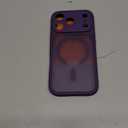 CANSHN Magnetic Compatible with iPhone 17 Pro Case, Upgraded [Full Camera Protection] [Compatible with Magsafe] [Translucent Matte] Shockproof Protective Phone Cover 6.3 Inch - Deep Purple