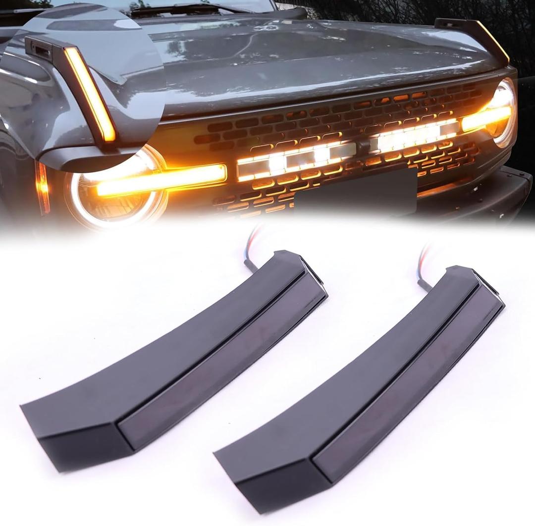 Trail Sight Lights fit for Ford Bronco 2021 2022 2023 2024 2025 Turn Signal Lights
