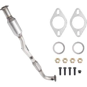 Rear Catalytic Converter Compatible with 2002 2003 2004 2005 2006 Camry 2.4L & 2002 2003 2004 2005 2006 Solara 2.4L, Not Fit XLE model, Direct-Fit (EPA Compliant)