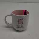 Cup "CUP OF ANXIE-TEA" ,  White and Pink