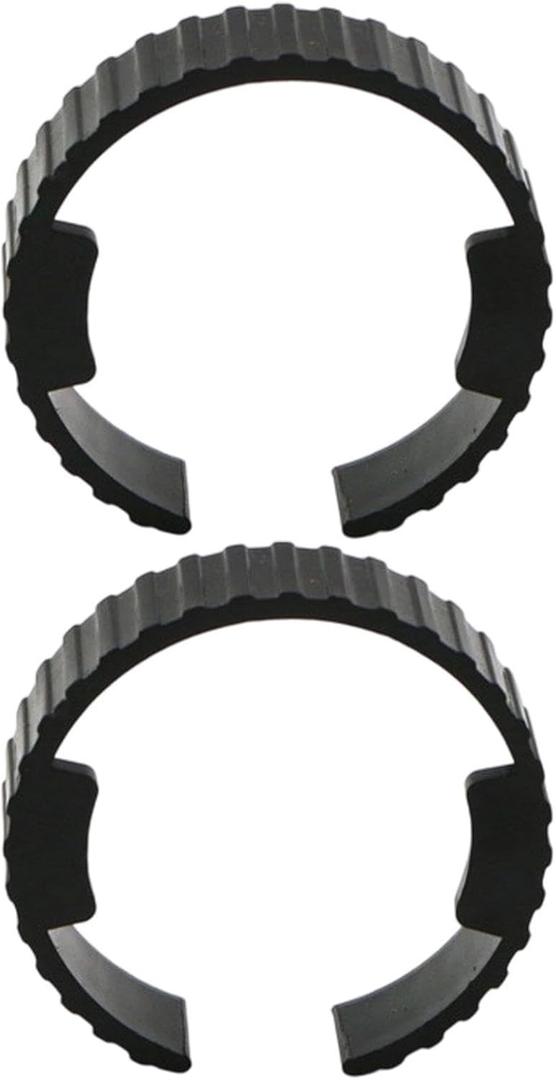 Generic 2 Pieces Dryer Hose Spare Rings, Pet Dryer Hose Clamps Wear Resistant Pipe Joint Clamp Replacement Pet Blower Accessory, Style B