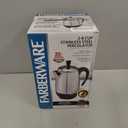 Farberware Electric Coffee Percolator, Stainless Steel Basket, Automatic Keep Warm, No-Drip Spout, 8 Cup