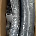 Criss Cross Chair with Wheels,Thick Padded Leather Cross Legged Office Desk Chair with Pocket Spring Cushion,Dual-Purpose Base,Wide Adjustable Computer Home Office Vanity Chair,Black