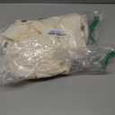 Qiaomai Womens Cropped Corduroy Jacket Loose Button Down Puff Sleeve Shacket Coat (Medium, Beige)