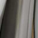 1 Pcs 8" x 36" Entry Door Glass Insert with Low-e Clear Glass Raised Frame White Exterior Front Door Sidelite Window Inserts Replacement Kit for Home Improvement (Nickel Caming)