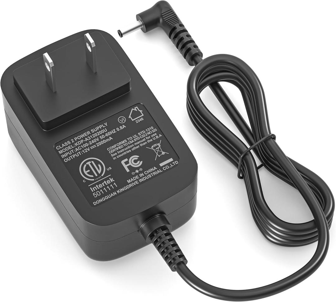 12V 2A Laptop Charger Compatible with Gateway GWTC116-2BK GWTC116-2BL GWTN156-11BK GWNC21524-BL GWTC116 GWTN116 GWTN133 GWTN141 SAW30-120-2000U EVOO EV-C-116-5 EV-C-116-6 Adapter Power Cord