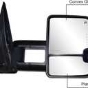 AERDM Towing Mirrors Compatible with Ford F150 2004 2005 2006 2007 2008 2009 2010 2011 2012 2013 14 Side Mirrors Power Heated Glass with Turn Signal and Puddle Light Tow Mirrors Pair set Pickup, Large