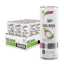 CELSIUS Fizz Free Dragon Fruit Lime, Sugar Free Energy Drink, 12 Fl Oz (Pack of 12) (EXP 03/31/27)