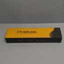 PHOEBE Curling Iron Brush Anti-Scald Bristles Instant Heat Up Dual Voltage Ceramic Tourmaline Ionic Hair Curling Wand for All Hair Types (1 Inch)