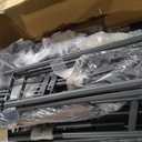 HOTEEL Gazebo 12x20, Outdoor Gazebo on Clearance with Double Ventilated Arc Roof, Privacy Curtains & Mosquito Netting, Easy Set up Canopy Tent with Stable Metal Frame for Patio, Brown