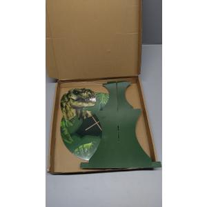 3 Tier Dinosaur Cupcake Stand Party Decorations Dinosaur Theme Cupcake Holder Decorations Dino Dessert Tower for Kids Dino Jungle Theme Party Birthday Supplies(Realistic)