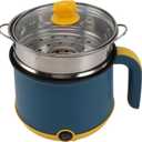 Electric Cooking Pot, Stainless Steel 1.8L Electric Cooker Maximum 600W for Party (US Plug 110V)