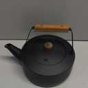 Miyazaki Seisakusho CHA-12 Tea Kettle, Large, 0.6 gal (2.0 L), Black, IH Compatible