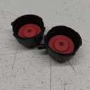 Korky Toilet Repair R528P2 Fill Valve Replacement Cap, Black, Pack of 2