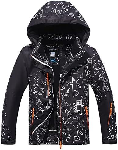 PHIBEE Big Boy's Waterproof Breathable Snowboard Ski Jacket 146/152cm