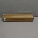 White Shower Curtain Rod,1 Inch Diameter Stainless Steel Adjustable Spring Tension Rods 32 to 80",with Holders,Anti-Slip,Curtain Rods No Drilling(1 Pack)