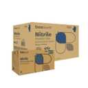 BeeSure BE1116case Powder Free Exam Gloves, Nitrile, BeadedCuff, Small, Blue (Pack of 1000)