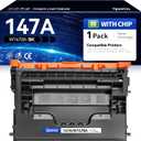 Quomo 147A Black Toner Cartridge Compatible for HP 147A W1470A 147X W1470X for HP Laser Jet Enterprise M610 M611 M612 LaserJet Enterprise MFP M634 M635 M636 Printer Ink | 147 Monochrome Ink (1-Pack)