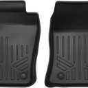 SMARTLINER Custom Fit All Weather Protection Black 1st Row Liners Compatible with 2025-2026 Nissan Kicks (Fits All Models)
