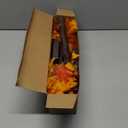 2 Pack 24 Inch Fall Maple Tree Fall Thanksgiving Decorations with Lights Lighted Artificial Tree with Pumpkin Acorn Maple Thanksgiving Table Decoration Centerpieces Indoor Friendsgiving Decor for Home