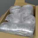 200 Pack Clear Plastic Cups 6 oz Dessert Yogurt Parfait Banana Pudding Pet Disposable Cups with 200 Pcs Sporks for Fruit Ice Cream Party