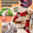 6 Pairs Paisley Sock Bulk Fancy Novelty Pattern Socks for Women Men Holiday Gifts