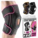 DR. BRACE ELITE Knee Brace with Side Stabilizers & Patella Gel Pads for Maximum Knee Pain Support and fast recovery for men and women-Please Check How To Size Video (Orion's, Medium