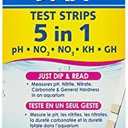 API 5-in-1 Test Strips Freshwater and Saltwater Aquarium Test Strips 25-Count Box
