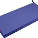 Pcinfuns Outdoor Bench Cushions,59 x 18 x 3 Inch Patio Furniture Water-Resistant Chair Cushion,Loveseat Garden Sofa Settee Couch Swing Pads with Handle and Adjustable Straps,Deep Blue