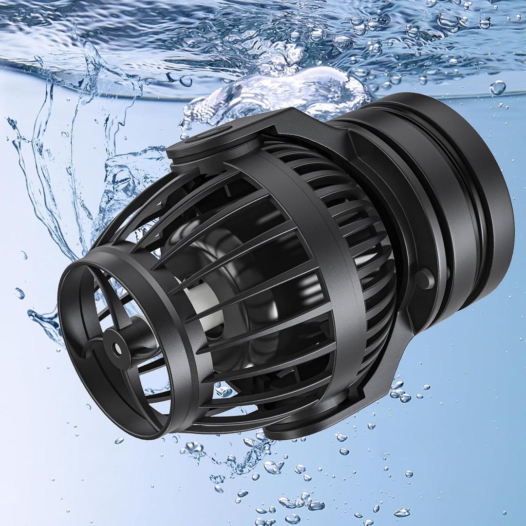 Uniclife 2100 GPH Aquarium Wave Maker for 60-120 Gallon Fish Tanks Adjustable Circulation Pump with Controller and Magnet Mount for Marine Freshwater Aquarium Circulation Pond