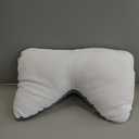 Hearth & Harbor Cooling Neck Pillow for Side Sleeper - Adjustable Shredded Memory Foam Pillows 1 Pack - Queen Pillows for Neck & Shoulder Pain with Washable Removable Pillow Cover - 16" x 28"