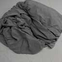 Extra Deep Cal King Fitted Sheet - Hotel Luxury Single Fitted Sheet Only - Easily Fits 18 inch to 24 inch Mattress - Ultra Soft, Wrinkle Free with Extra Deep Pockets - Breathable & Comfy - Dark Grey